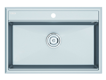 Кухонная мойка Paulmark STEPIA 80 PM117551-GRM 75х51 цвет серый металлик